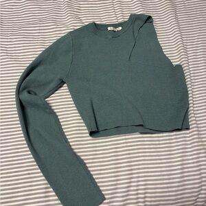Women's Green Knit Top